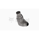 90 DEGREE FLAT FACED MALE COUPLER, 1/2" BODY, 1-1/16" JIC THREAD P/N 7246795