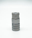 FEMALE FLAT FACE HYDRAULIC COUPLER, 1/2" BODY, 1/2" NPT THREAD P/N 7411975