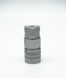 FEMALE FLAT FACE HYDRAULIC COUPLER, 1/2" BODY, 1/2" NPT THREAD P/N 7411975