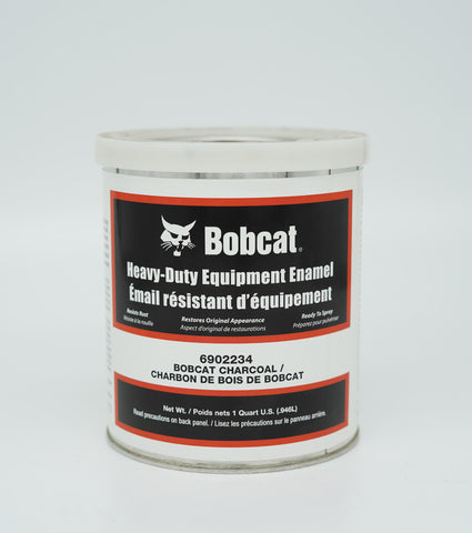 BOBCAT CHARCOAL / BLACK PAINT, QUART P/N 6902234